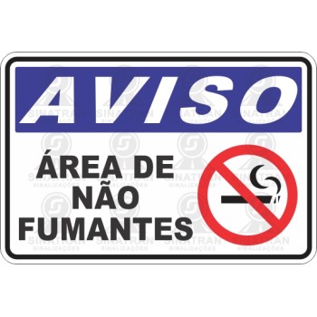 Área de não fumantes. 